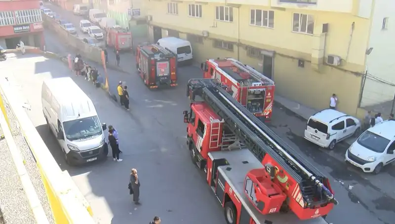 İstanbul Tekstil Atölyesinde Korkutan Yangın: Can veya Mal Kaybı Olmadı