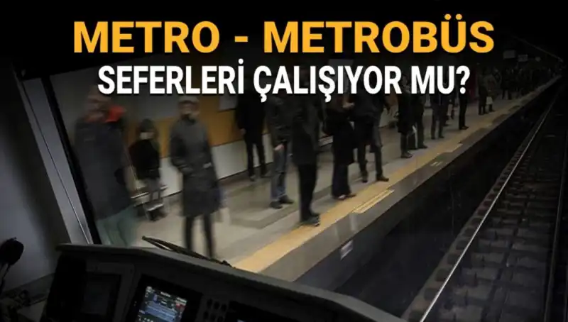 İstanbul'da Ulaşım Şoku: Metrobüs ve Metro Çalışıyor Mu?