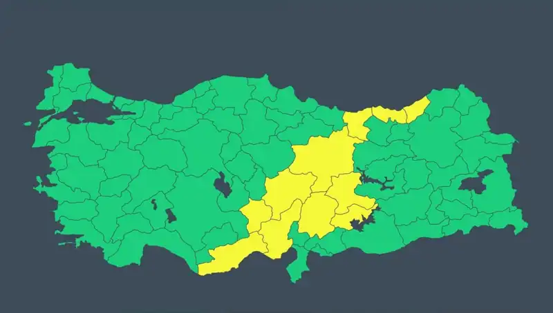 11 İlin Geçmişi: Beklenmedik Sağanak ve Fırtına Uyarısı Geldi!