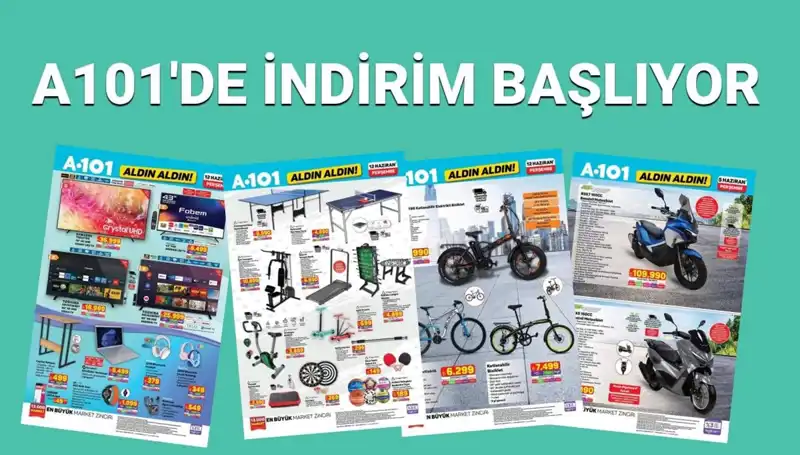 A101 Market 12 Haziran Aktüel Kataloğu: Teknoloji, Spor ve Eğlence Ürünleri