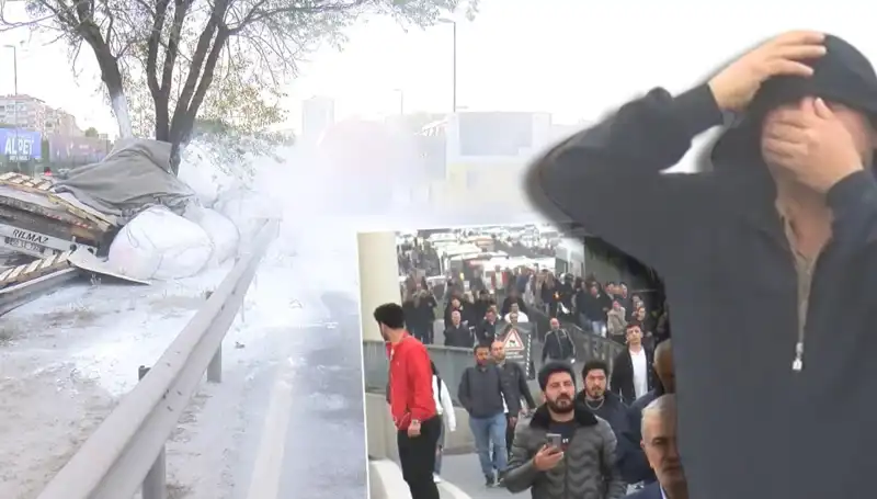 D-100 Karayolu’nda Faciaya Yol Açan Alçı Yüklü TIR Kazası