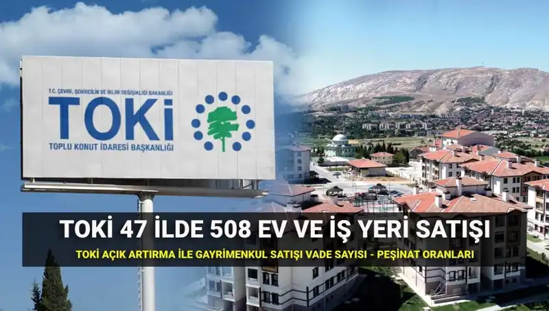 Türkiye Genelinde TOKİ Satışları: 47 İlde Konut ve İş Yeri Fırsatları