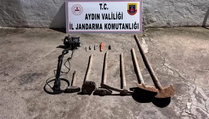 Aydın'da Kaçak Kazıya Suçüstü: Kültürel Miras Tehlikede