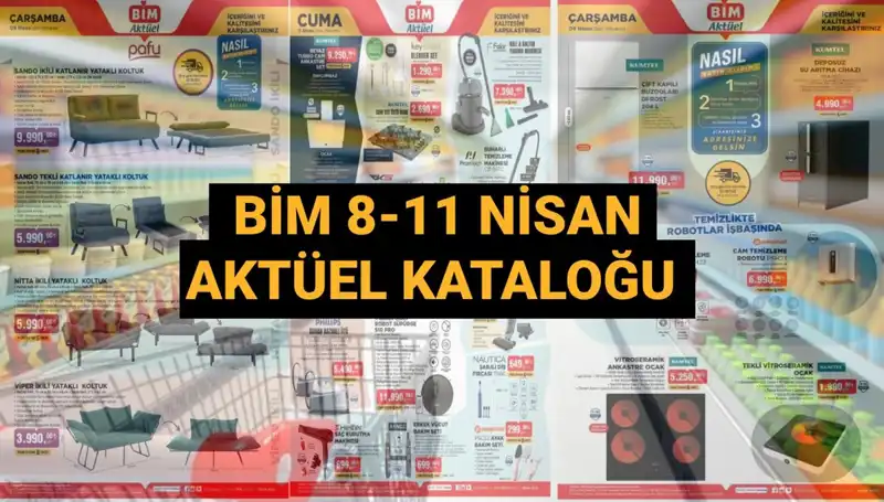 BİM 8-11 Nisan 2025 Aktüel Kataloğu: Yeni Ürünlerle Alışveriş Keyfi